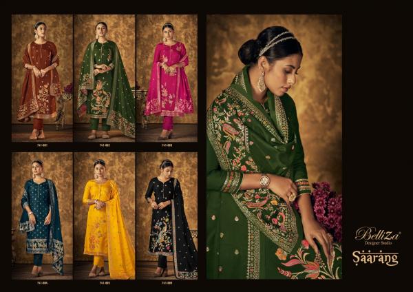 Belliza Saraang Viscose Dola Silk Designer Dress Material Collection 